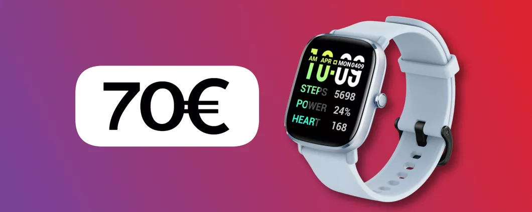 Apple Watch? No, ma il GTS 2 Mini a soli 70€ è tanta roba (-22%)