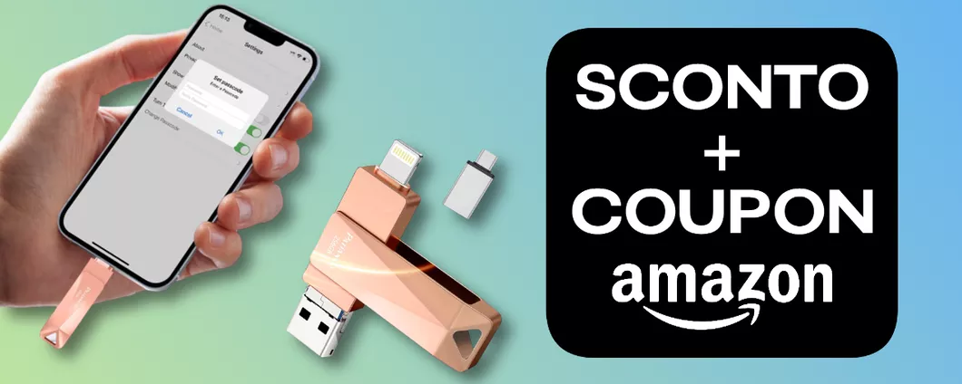 Chiavetta USB con Lightning: libera spazio e trasferisci file dal tuo iPhone (-25€)