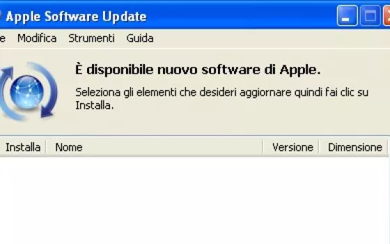 Apple Software Update per Windows